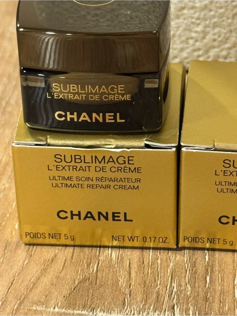 CHANEL Sublimage L'Extrait De Crème - Black & Gold Mini Set